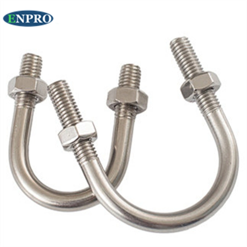High Strength All Size Stainless Steel SS304 SS316 U Bolts Pipe Clamp