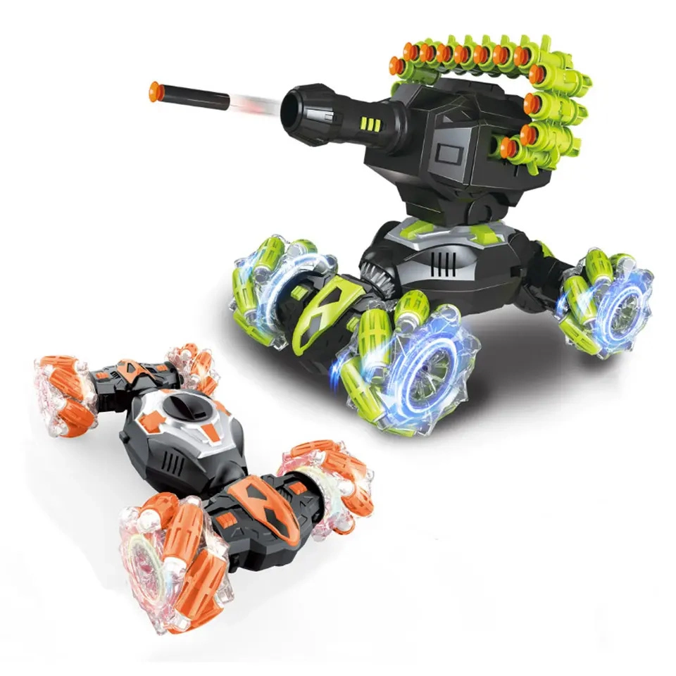 Water Bomb Twist RC Car with Light and Music (Double Remote Watch)