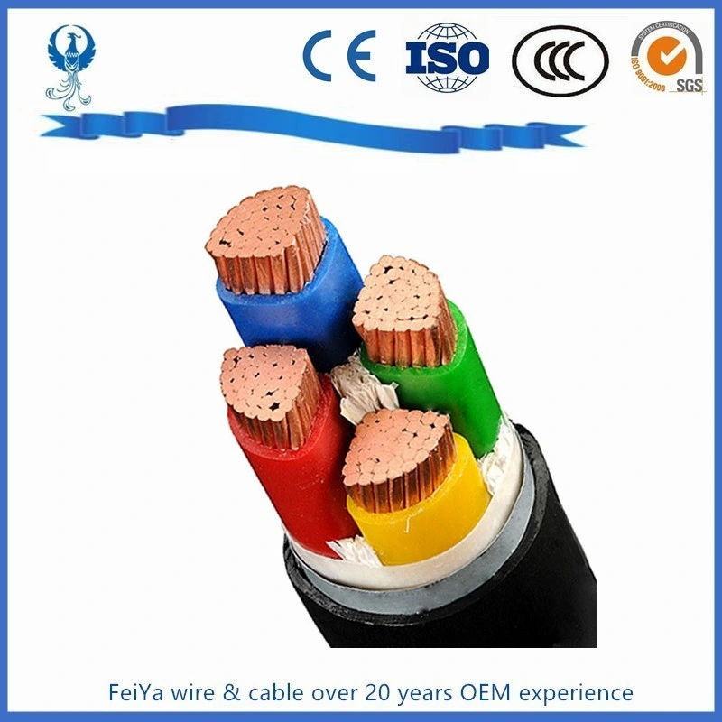 0.6/1kv Conductor Cu Isnulation PVC Cinta de aluminio PVC Cable de alimentación