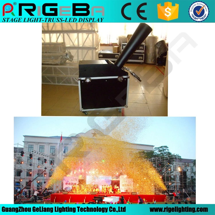 Stage Effect Equipment 300W Rainbow Confetti Machine for Events Stage Effect