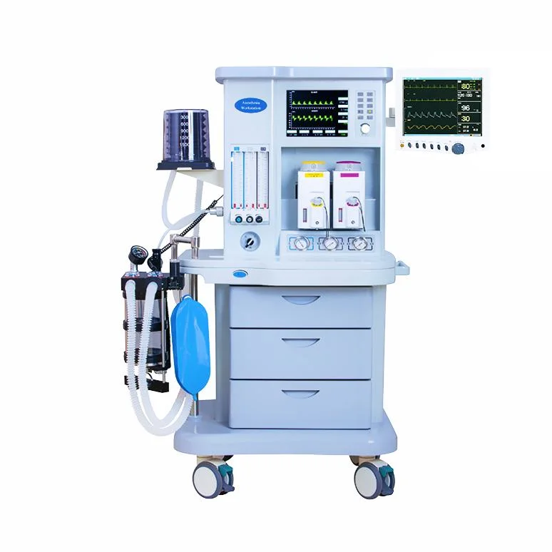 High Quality Advanced Mode Hospital Medical Surgical 10.4'' LCD Display Anesthesia Apparatus Equipment