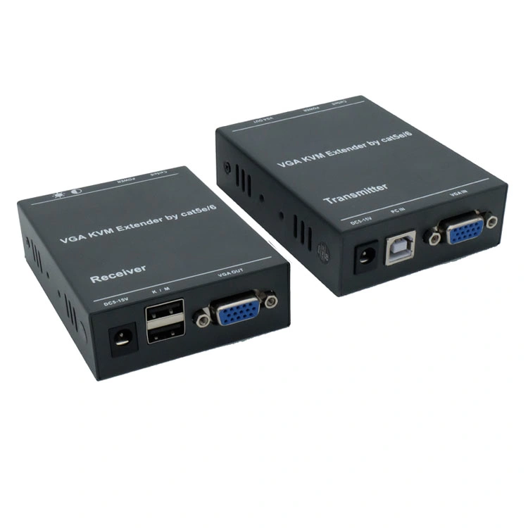 VGA Extender Video and Audio Signal Max up to 100m Over One UTP Cable Extender