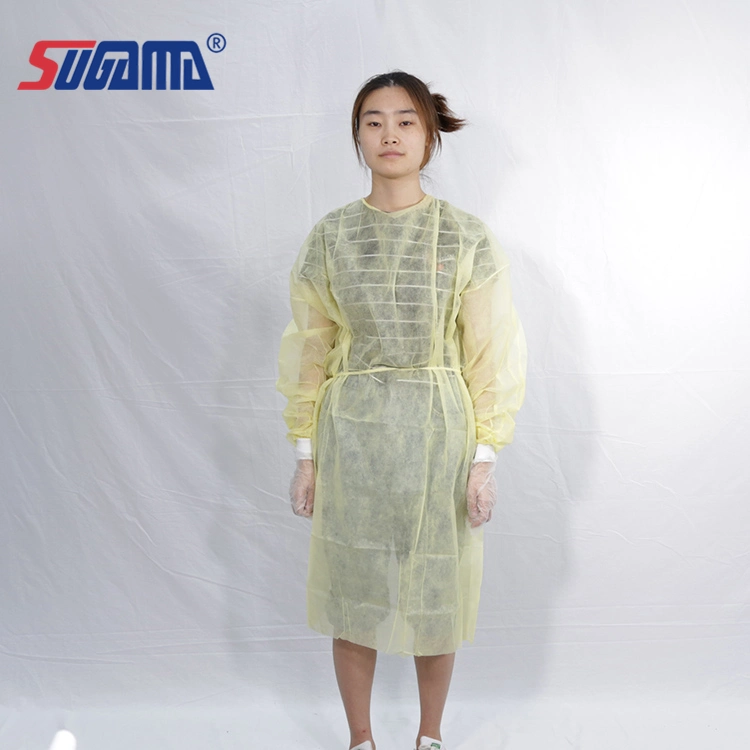 Medical Supplies PP+PE Hospital Isolation Gown