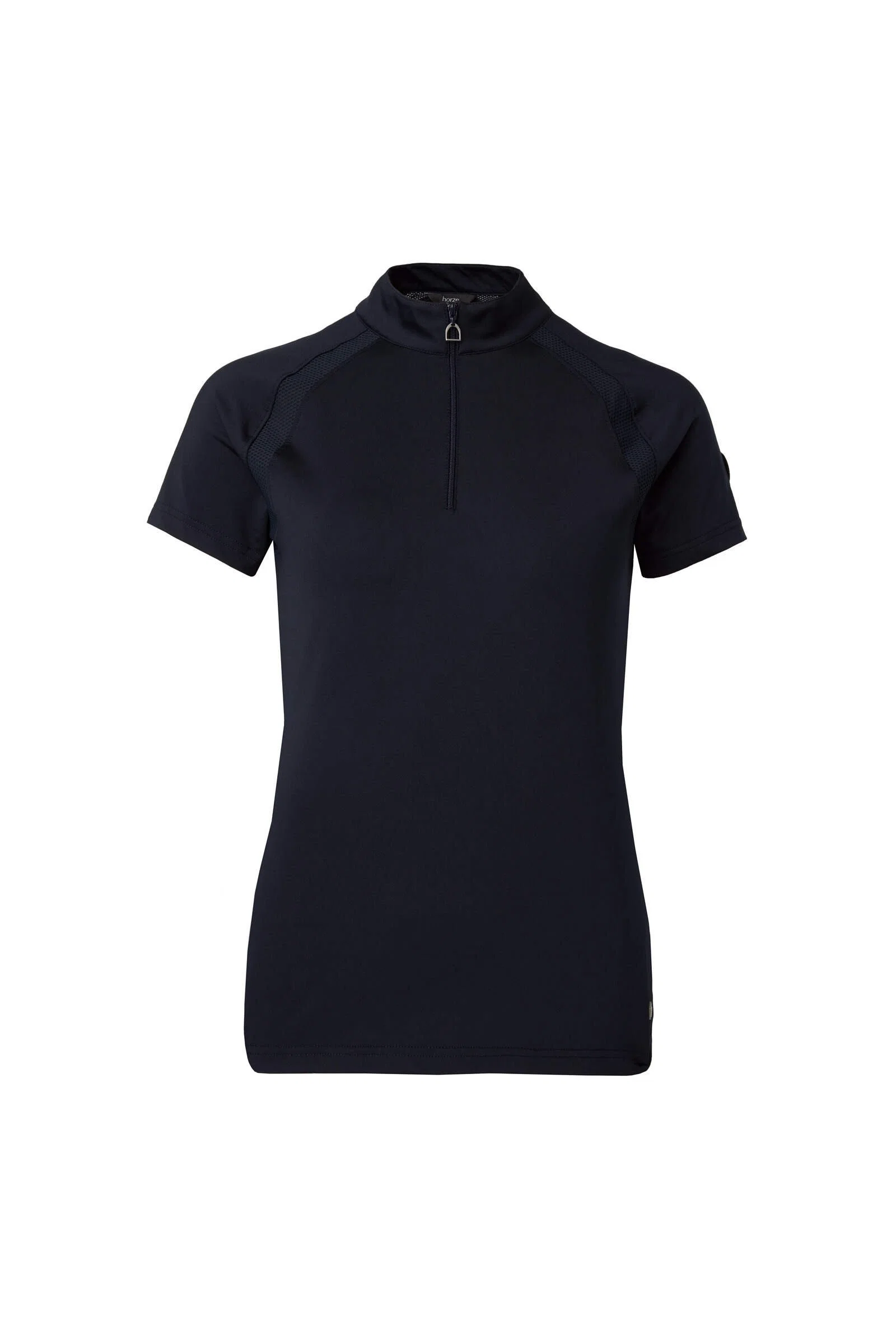 Classic Black Fit Well Super Soft Equestrian Rider Wear T-Shirt Polo Shirts