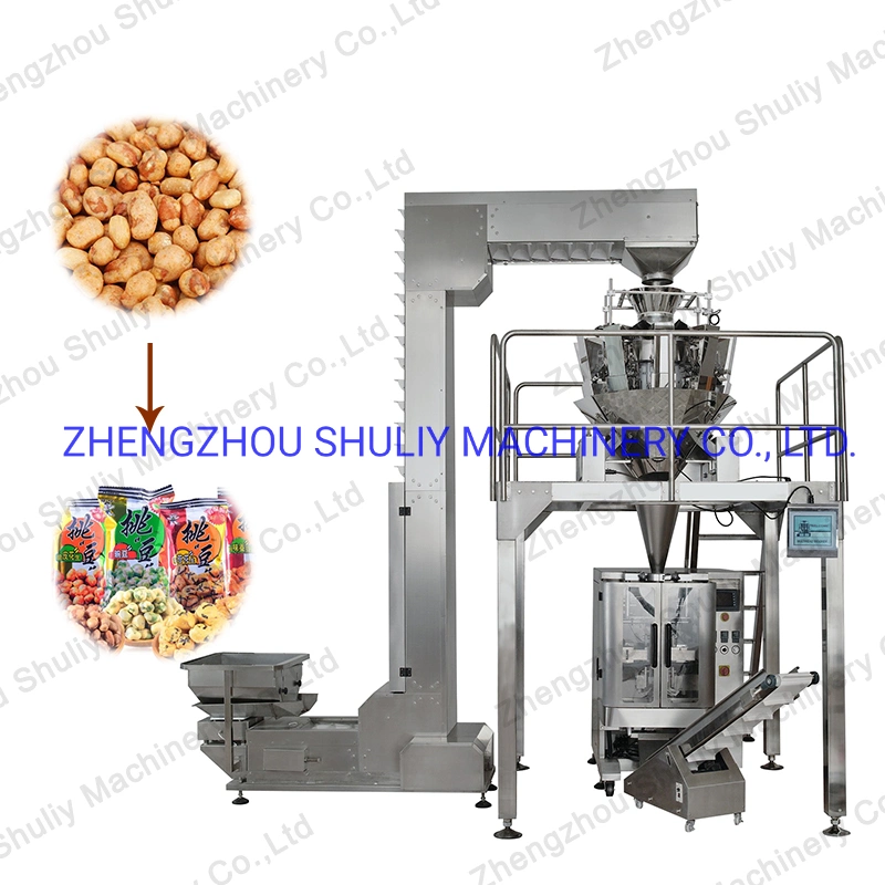 Full Automatic Frozen Fries and Potato Chips Processing Line Milk Powder Electronic Scale Packaging Machine