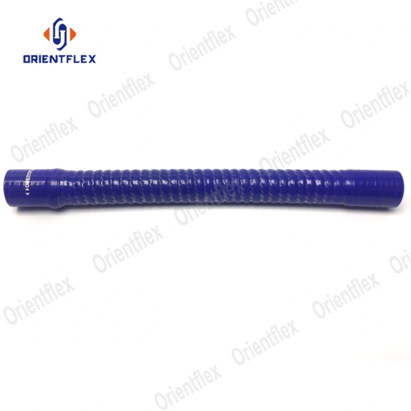 Rendimiento tubo flexible de silicona reforzada corrugada tubo 60mm 38mm