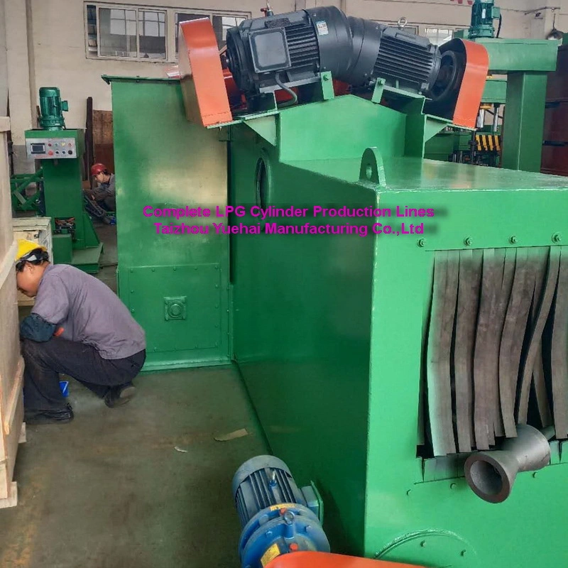 LPG Cylinder Production Line Shot Blasting Cleaning Machine