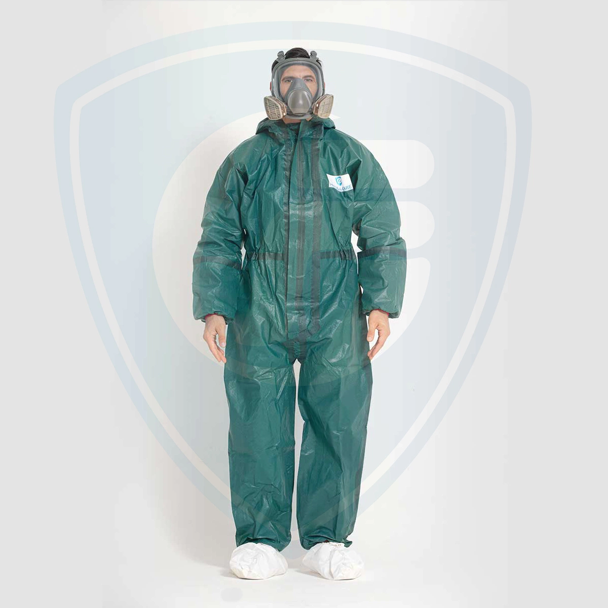 Type 3 4 5 6 Flame Retardant Waterproof Disposable Chemical Protective Coverall Cat III CE Certified En14126 En1149 Microporous/PP/SMS/Industry/Lab