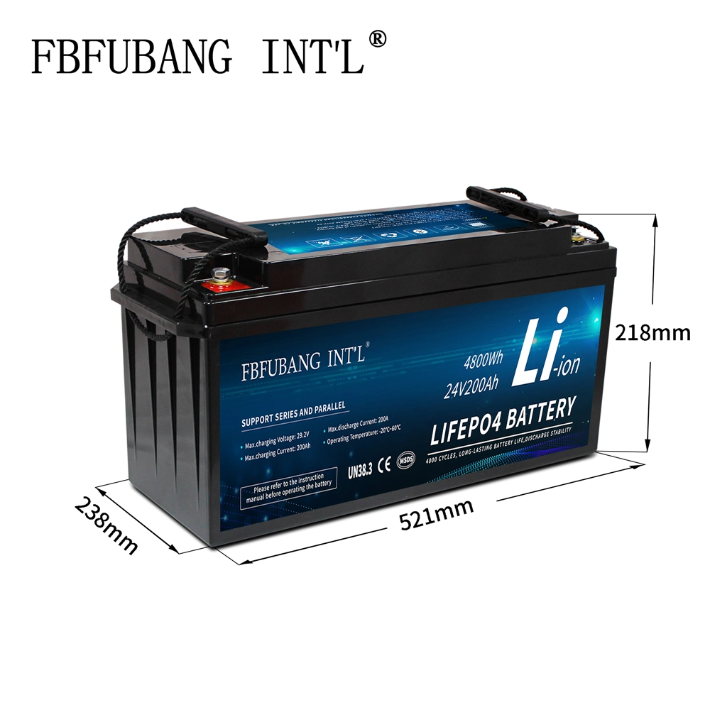 24V 300ah LiFePO4 Battery Pack Deep Cycle Battery 24V Rechargeable Battery