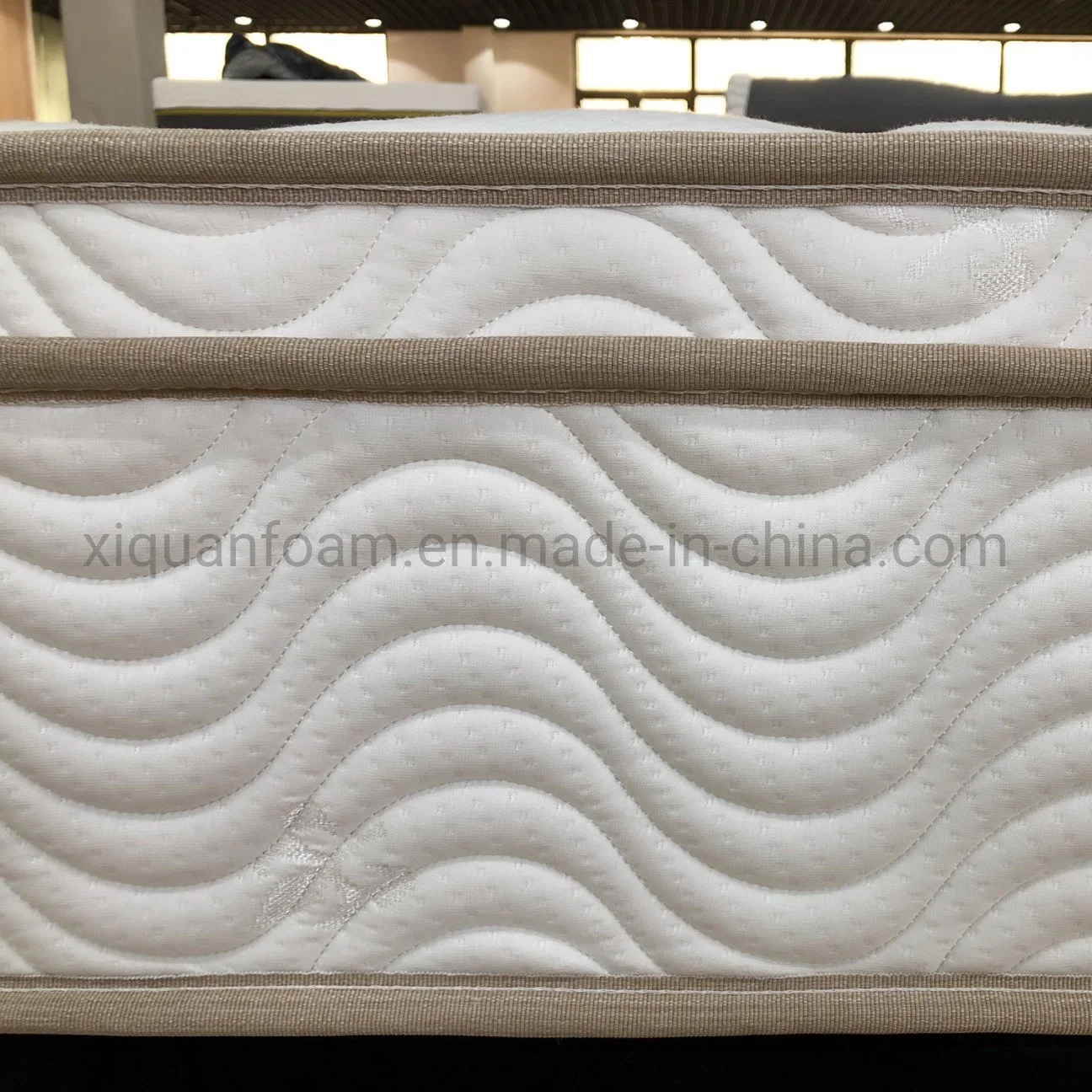 Compressed Euro Pillow Top Pocket Spring Mattress in a Box