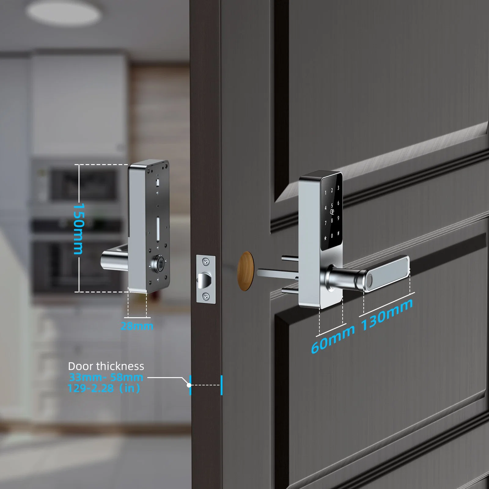 Ttlock APP Time Limit Password Rental House Deadbolt Door Lock