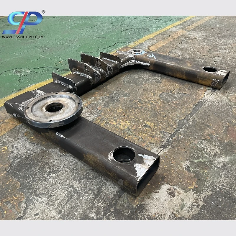 Custom CNC Machining Components Steel Metal Welding Drilling Structure Fabrication Service