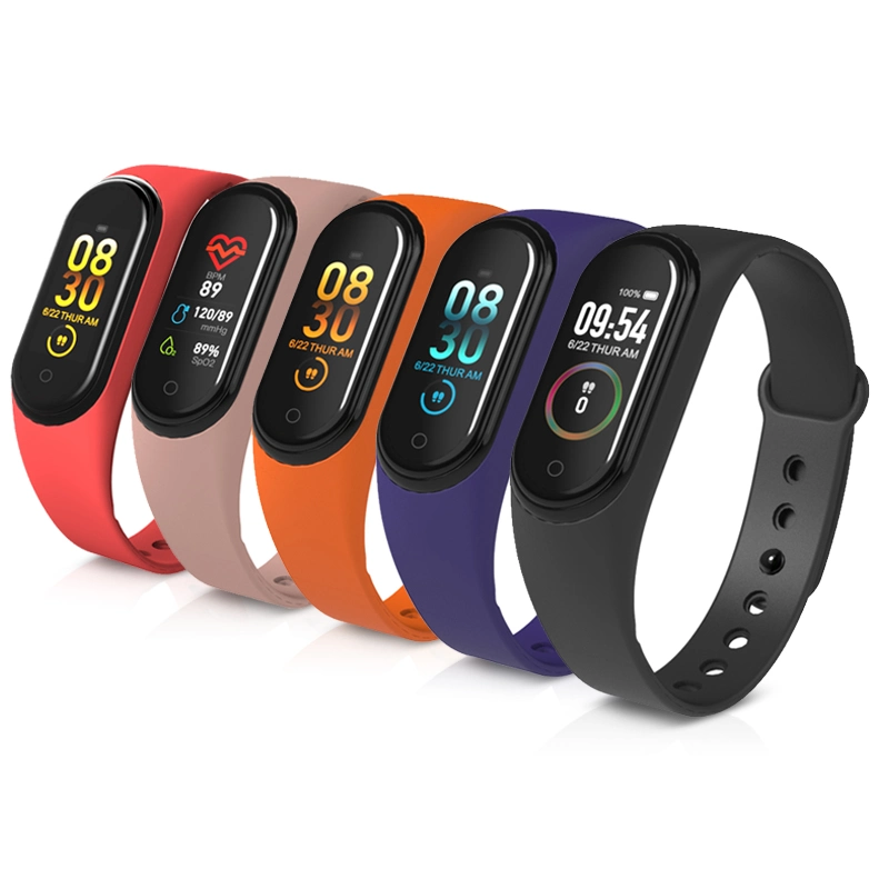 Activity Smart Watch with Heart Rate Blood Pressure Monitor Fitness Tracker M4