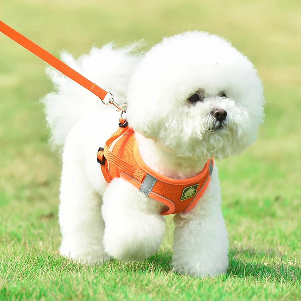 Novo Pet cinta torácica Vest tipo ajustável de Cão Corda de Tracção Reflective respirável Corda de Cão Produtos Pet