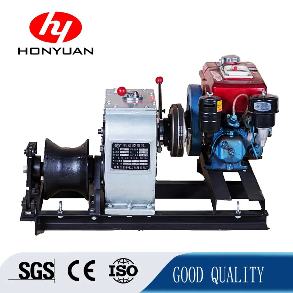 Hot Sales Diesel Engine Powered Cable Pulling Winch Machine