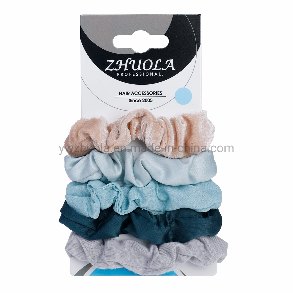 Hot Selling Girl's Fabric Scrunchies Accessory