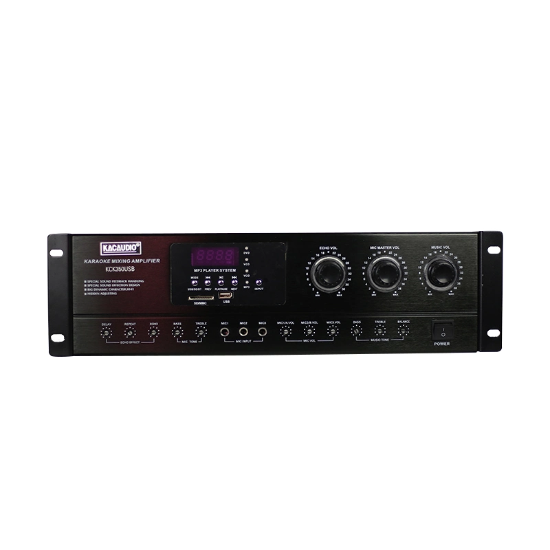 Eco Amplificador de potencia profesional de Karaoke con tensión de entrada 220V