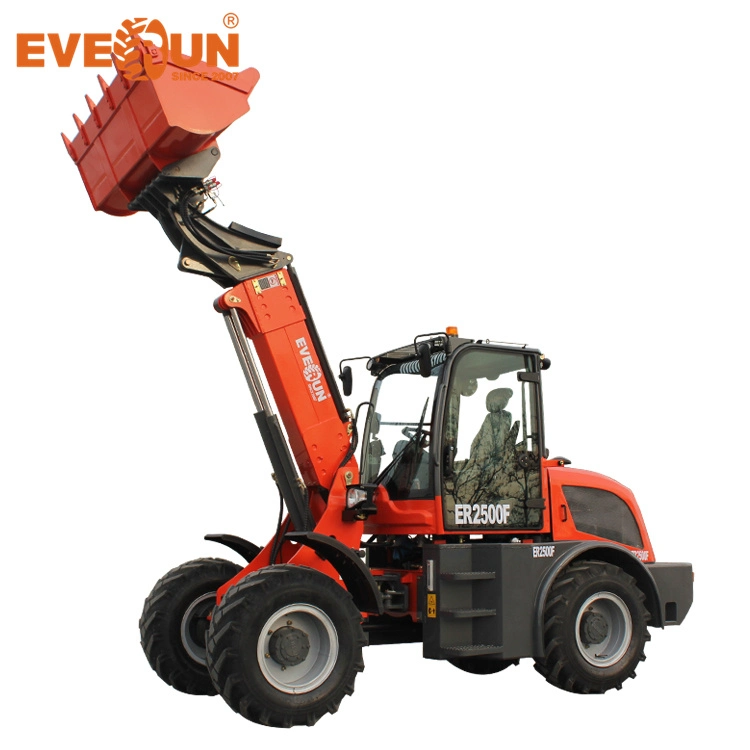 Everun Er2500f Hot Sale 2.5ton Flexibility Mini Chinese Wheel Loader