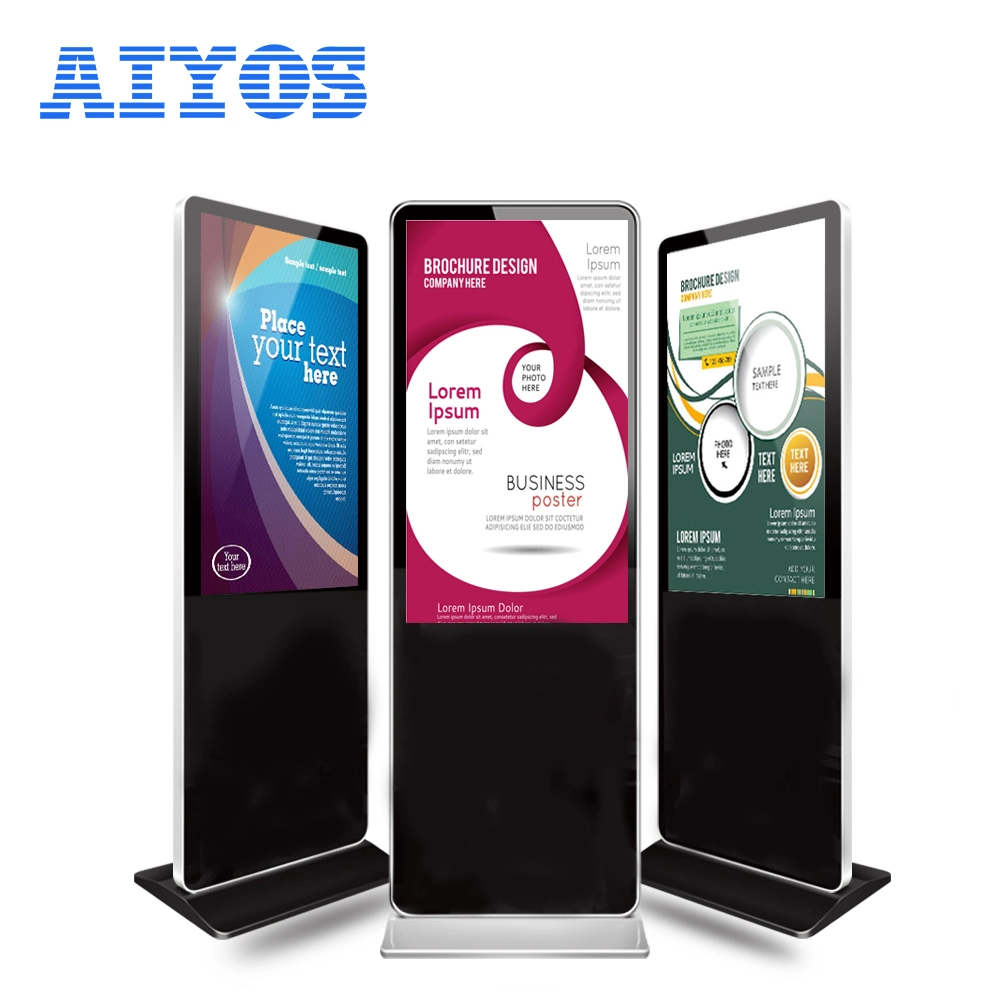 Android 43 Inch Floor Stand Kiosk Shopping Mall Digital Signage Advertising LCD Screen Monitor