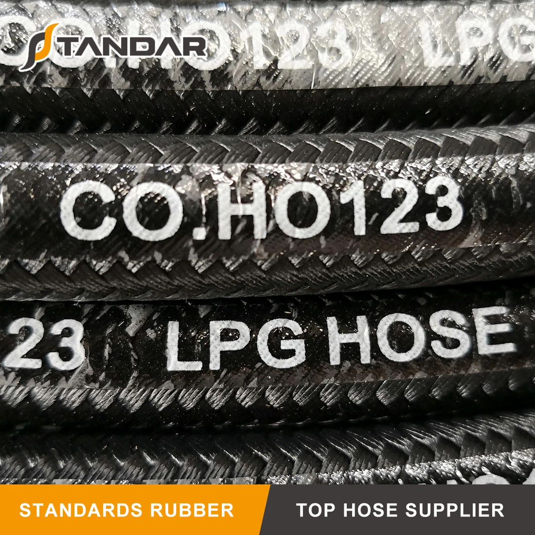 High Pressure Braided Flexible Rubber Cryogenic Propane Liquid Natural Gas LNG Hose