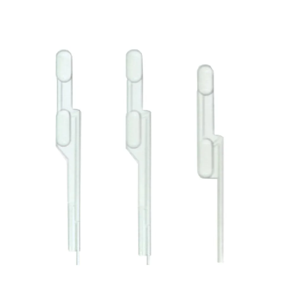 Laboratory Products 120UL Double-Balloon Disposable Plastic PE Material Medical Pasteur Pipette