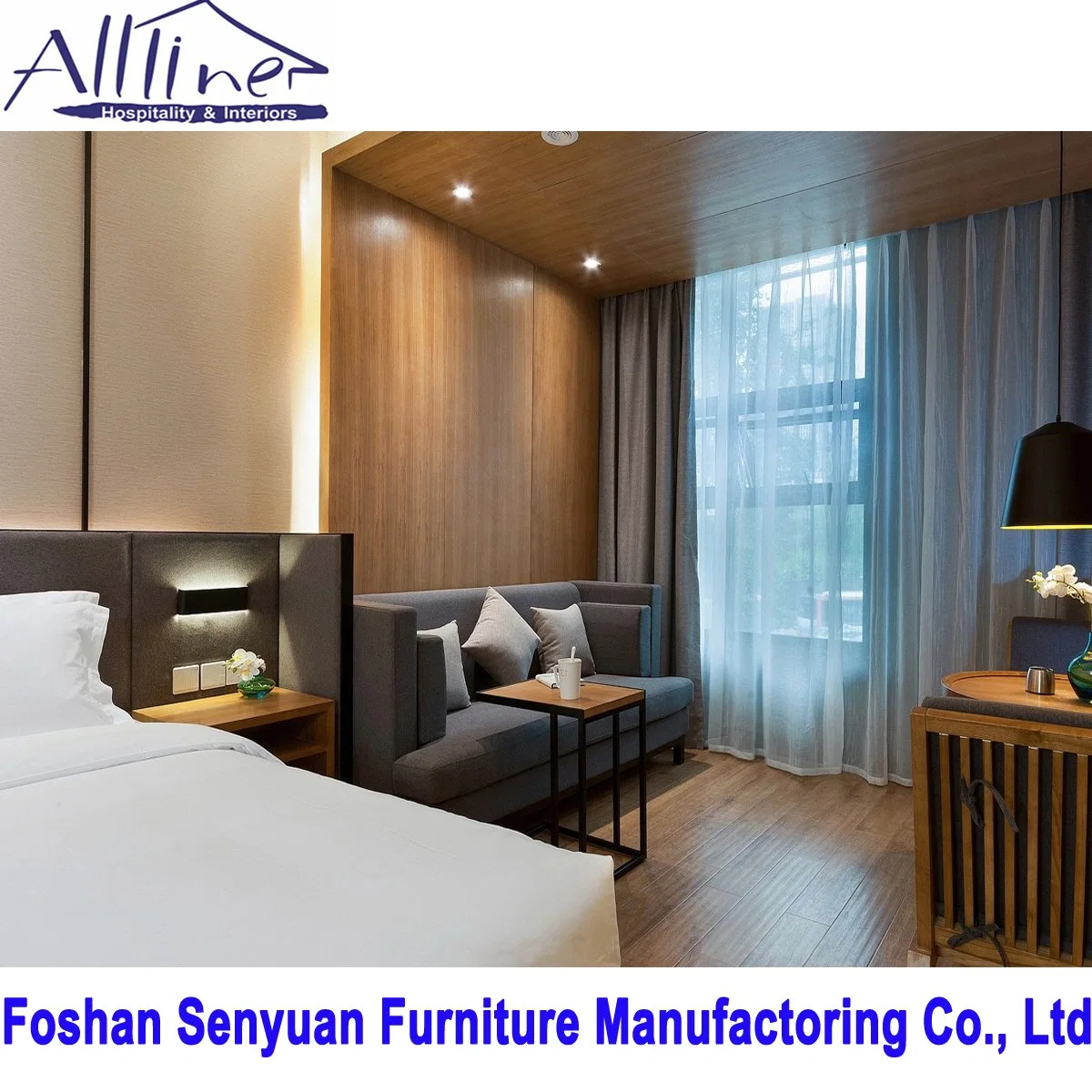 Nice Design Wooden Hotel Standard Hotel Room Furniture