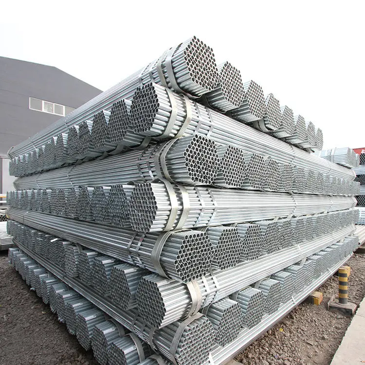 Hot DIP Galvanized/Pre Galvanized/Galvanized Pipe/Gi/Round Pipe/ERW Steel Pipe/BS1387/ASTM/1.5"/2"/Galvanized Greenhouse Pipe/Galvanized Steel Pipe