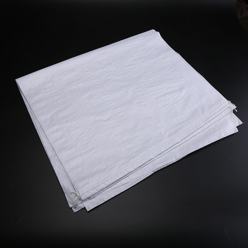 Agricultural Use Plastic White PP Woven Packaging Rice Polypropylene Bag 25kg