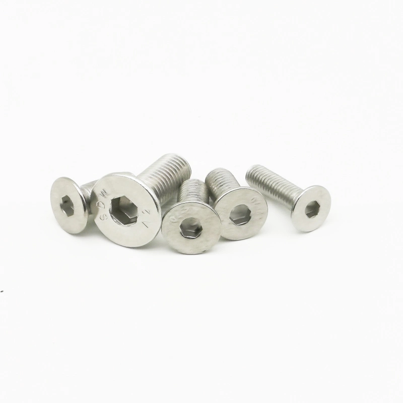 Stainless Steel DIN7991 Hexagon Socket Countersunk Head Cap Screws Hex Socket Flat Head Cap Screw Allen Bolts Csk Alloy Steel