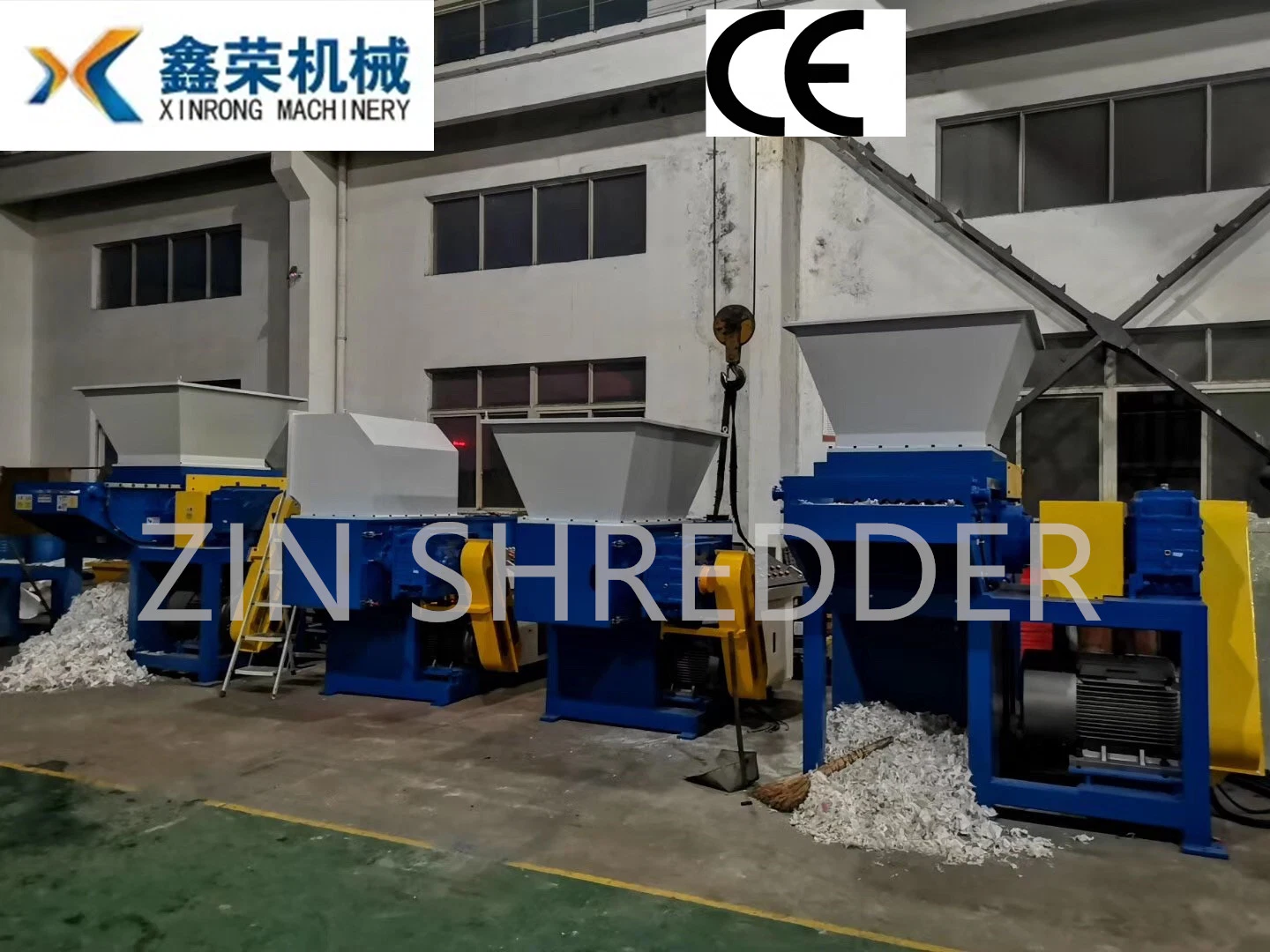 Tin Can Paint Bucker Shredder Iron Paint Bucket Shredder Machine for Metal Scrap Crushing Recycling