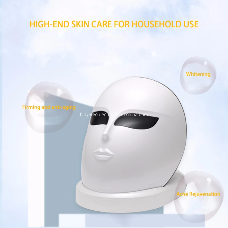 1200 Beads LED Facial Mask Heating Skin Treatment Rejuvenation Anti Acne Wrinkle Removal Beauty Facial Mask