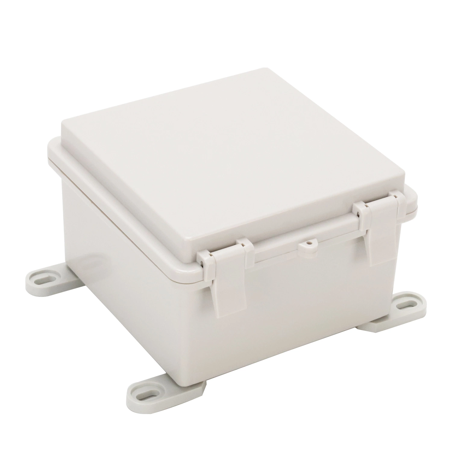 Grey Plastic Cover 150*150*90mm ABS IP66 5.9*5.9*3.5inch Circuit Breakers Protect The Distribution Box