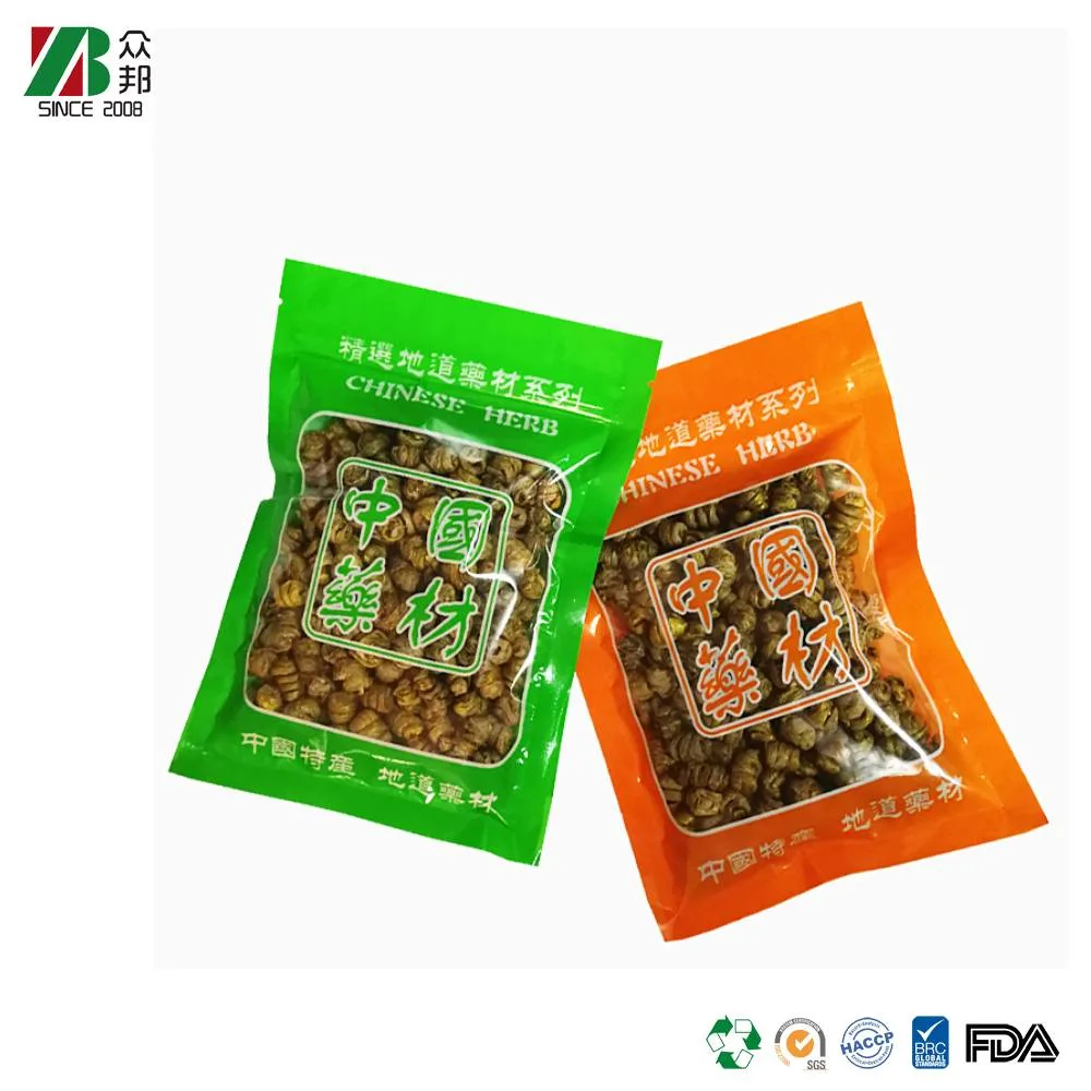 FDA Approved Clear Medicine Zipper Printing Store Medical Pills Plastic Packaging Bag Adult Urine Drainage Collection Bag