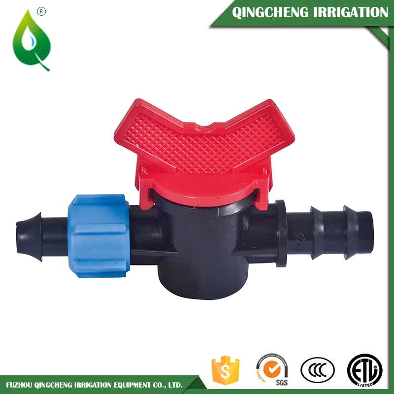 Driptape Barb Lock Offtake Plastic Shut-off Valve