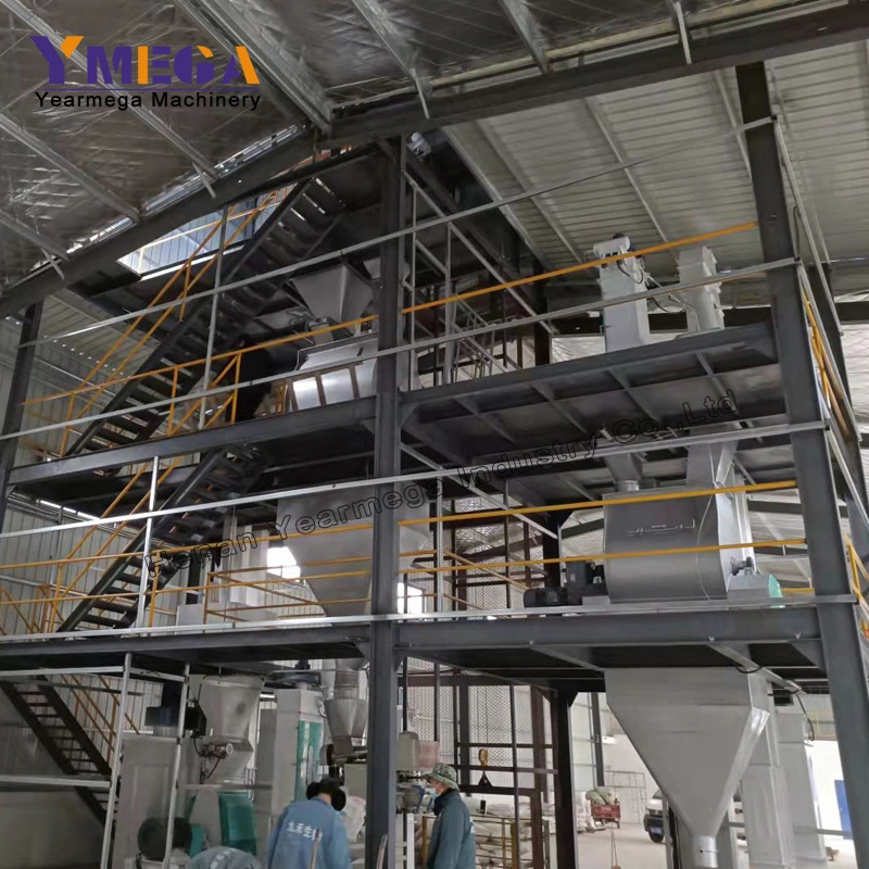 Complete Animal Feed Processing Machine Starting From Miller Weighing Mixer and Packaging