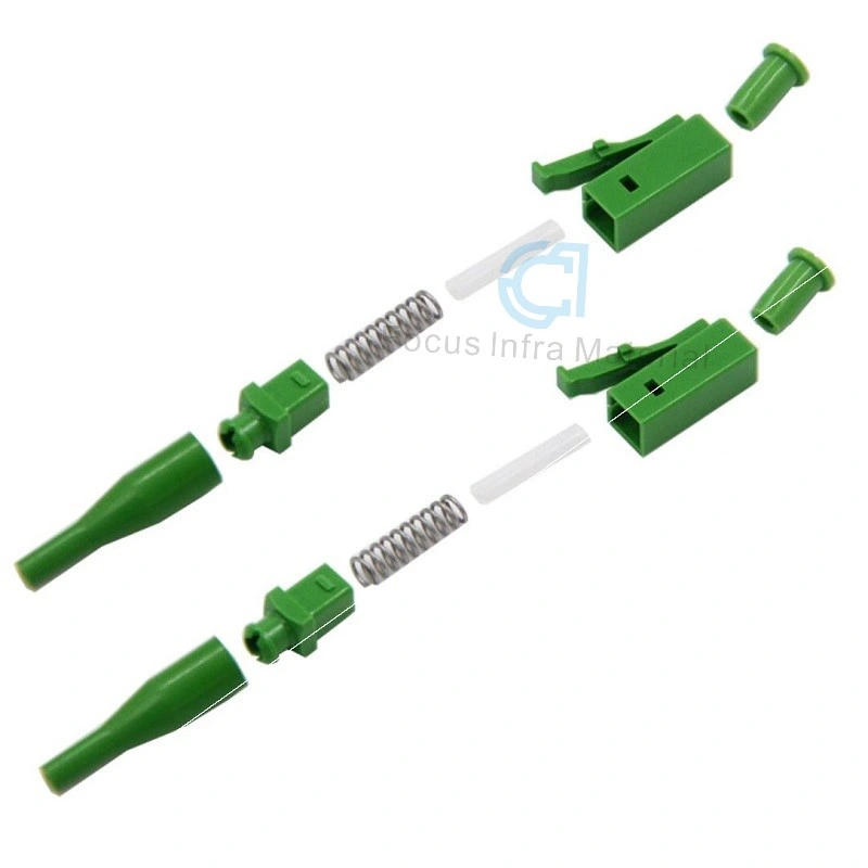 Fiber Optical LC APC Sm Simplex 2.0mm Patchcord Pigtail Connector Parts for Drop Cable Connection