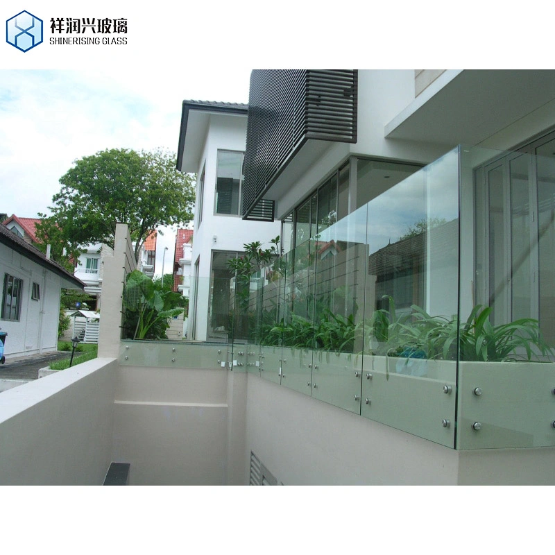 China 19mm Thick Custom Size Super White Low Iron Ultra Clear Toughened Tempered Esg Glass Facade Fins Wall Price Cost Per M2