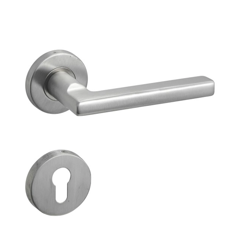 Home Hardware Solid Tube Stainless Steel 304 Wood Door Decorative Main Door Lever Pull Handles