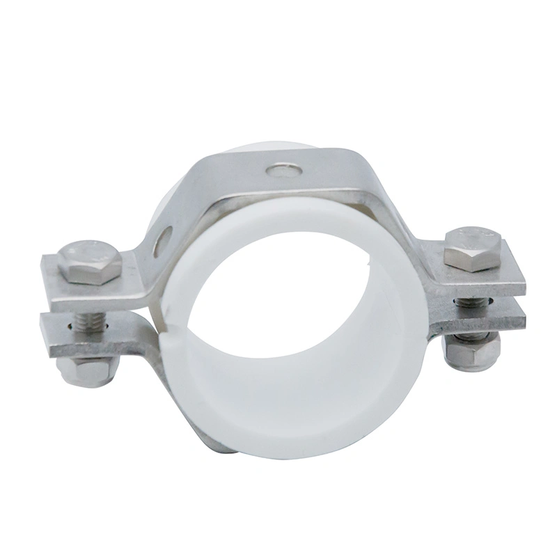 SS304 Stainless Steel Hex Pipe Hanger Pipe Bracket with Tube