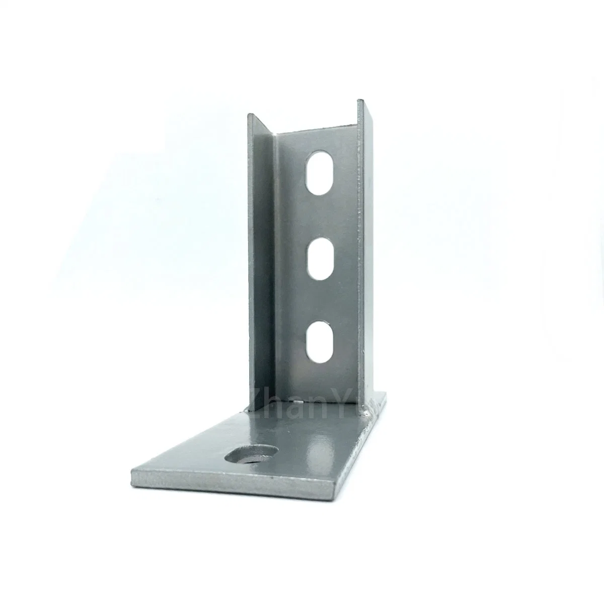 Carbon Steel Hot DIP Galvanized Solar panel Support System Fittings Connection Base Welding Base Strut Floorbracket