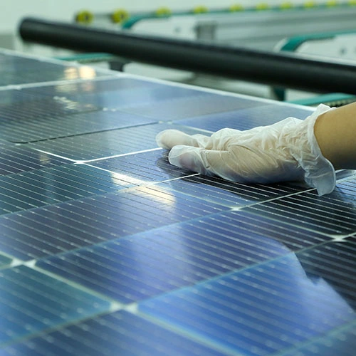 LNE placa solar monocelular de alta eficiencia PV de medio panel Doble células de vidrio