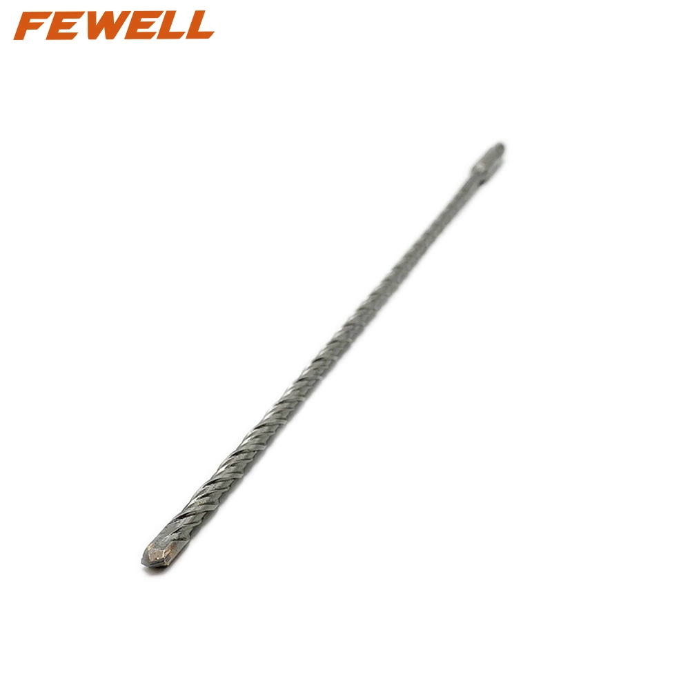 Gute Qualität flache Spitze SDS Plus 6 * 350mm Elektrische Schlagbohrmaschine Bit für Betonwand Mauerwerk Granit Stein