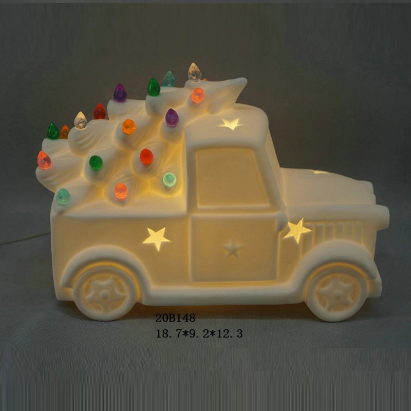 Design de porcelana com Árvore de Natal para Casa com iluminação colorida Decoração de festa