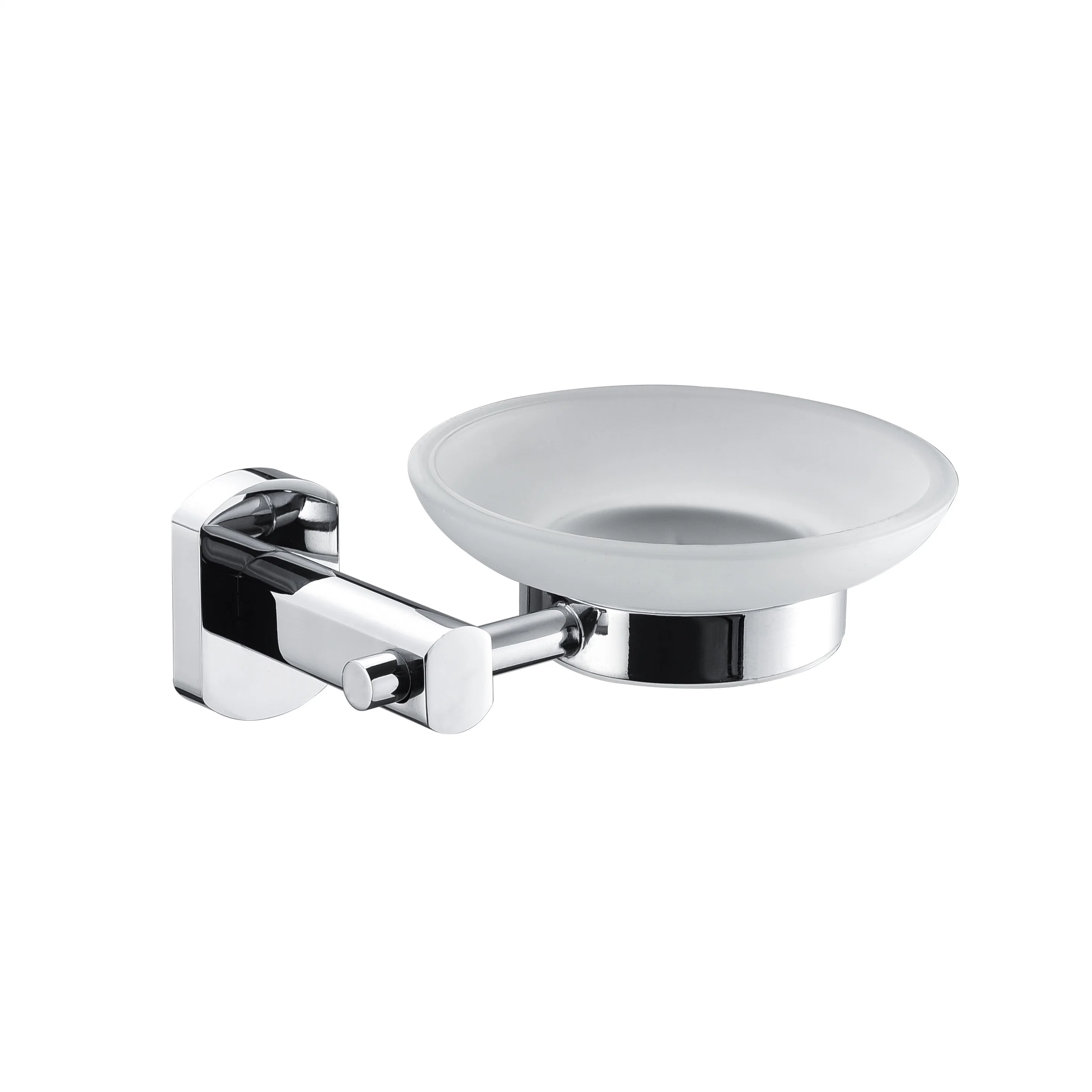 Round Design Chrome Bathroom Sanitary Hardware Wall Mounted Bathroom Accessories Set