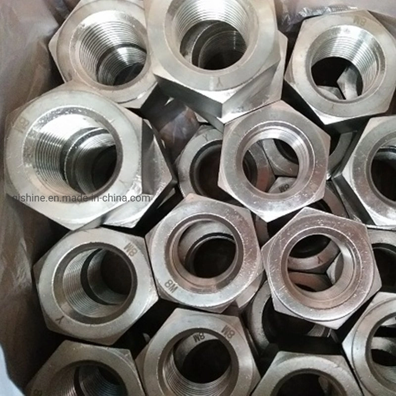 Stainless Steel A193 B8m Stud Bolt and Heavy Hex Nut Flange Fastener