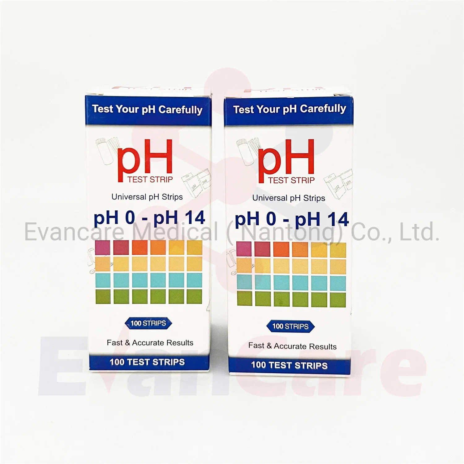 Evancare Medical Laboratory Reagent Nitrite Ketone Test Strips pH Paper Parámetros del comprobador Análisis de orina tiras reactivas