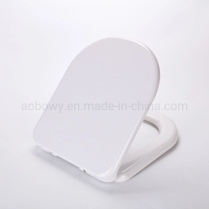 British Market D Shape UF Toilet Seat Slow Close and Quick Release Function