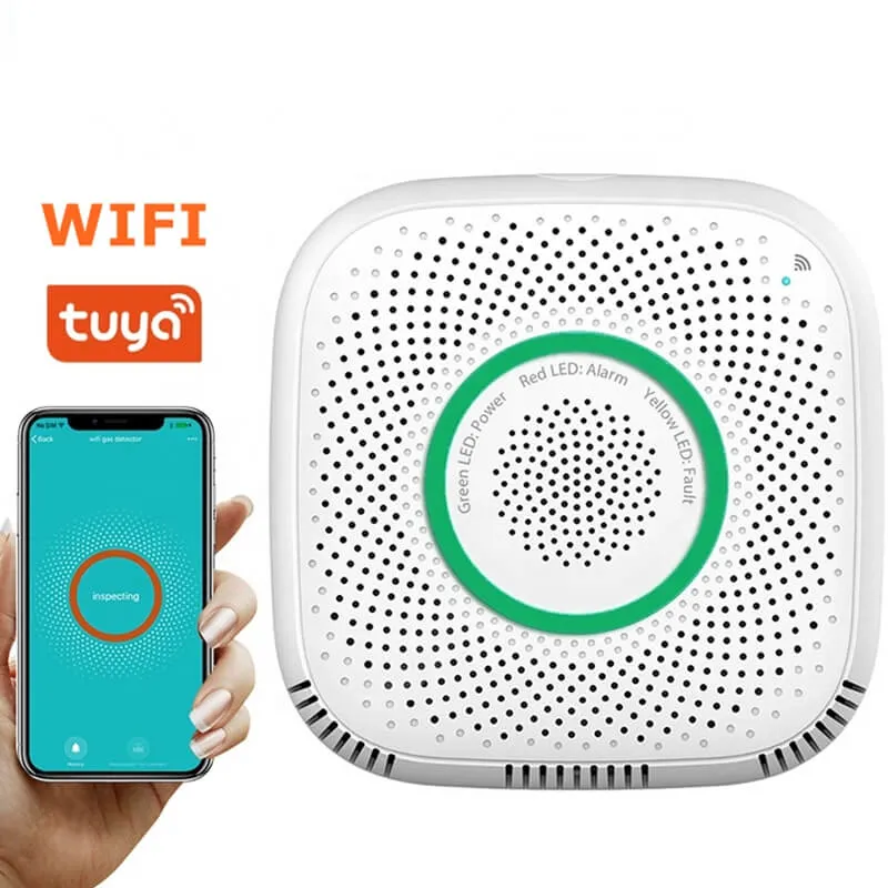 Home Security Alarm Standalone Tuya Smart WiFi Gas Detector