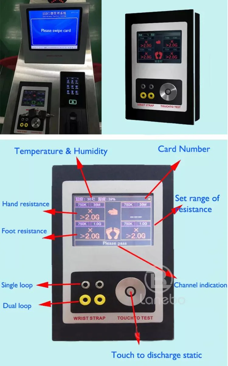 Hot Sell Face Recognition RFID Qr Code Reader Security Entrance ESD Gate Automatic Tripod Turnstile for Workshop