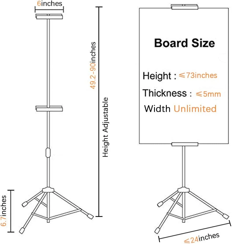 Double-Sided Sign Stand, Sign Holder Stands for Display, Adjustable Poster Board Stand, Upgraded Sign Poster Stand, Sign Stands